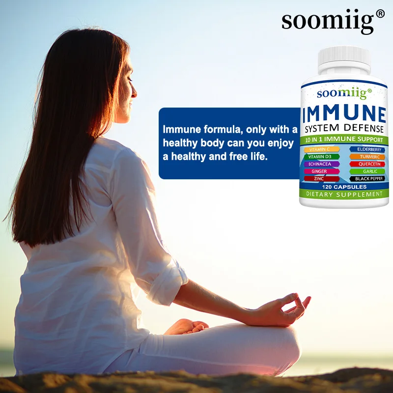 10‑in‑1 Immune Support Supplement – Elderberry, Vit C, Zinc & Echinacea - Image 4
