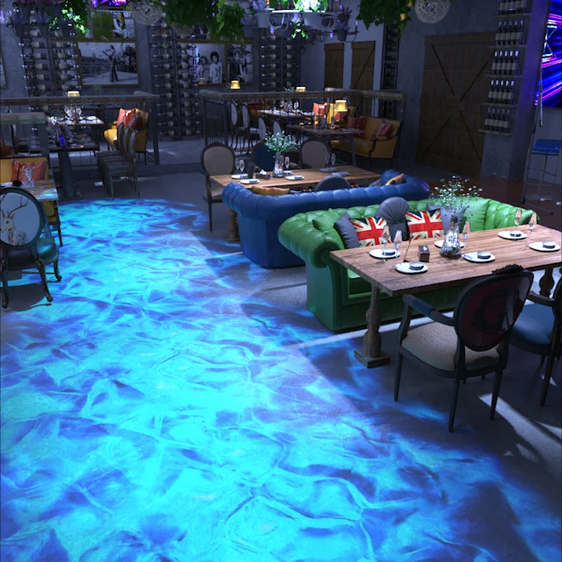 Waterproof Outdoor Water Wave Oecen Wave Light Water Wave Effect Projector with gobo projector - Image 2