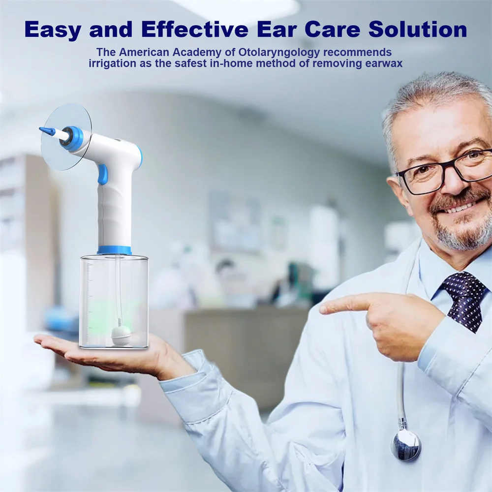 Electric Ear Wax Removal Kit – 4 Pressure Modes with LED Light, Safe & Effective Flush - Image 5