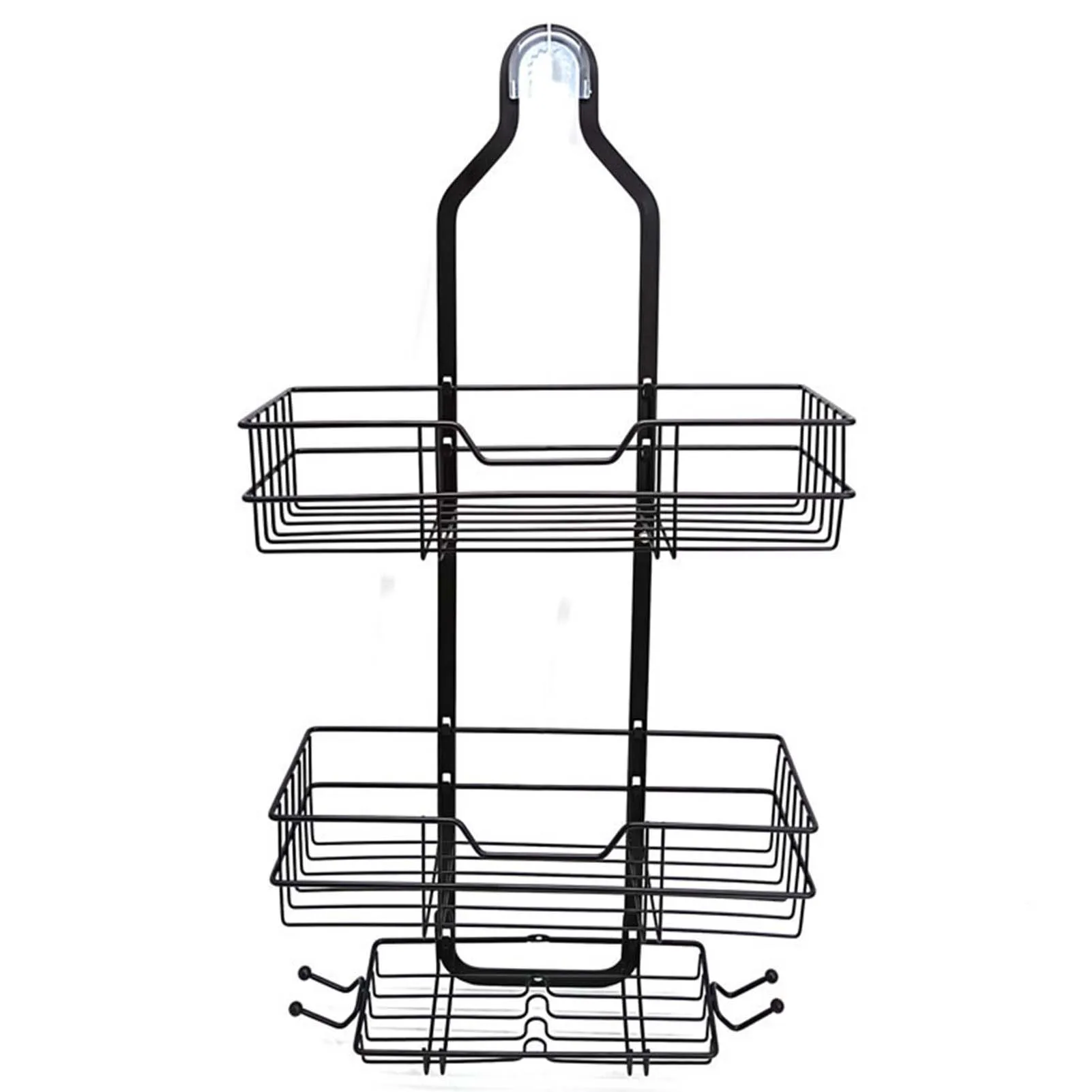 Hanging Shower Caddy Bathroom Storage Rack – Large Capacity Organizer Shelves - Image 5