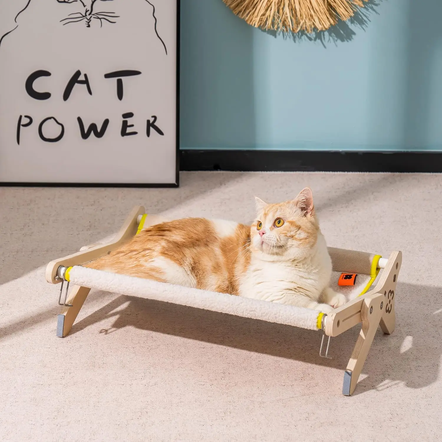 Mewoofun 2-in-1 Cat Window Perch Hammock, Adjustable Steady Cat Bed for Indoor Cats - Image 8