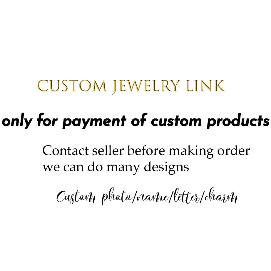 Customized Jewelry Link – Payment for Custom Products Only