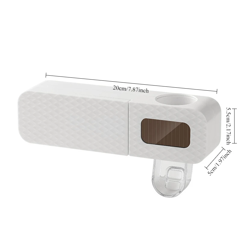 Smart Wall-Mounted Toothbrush Rack, 3-Slot Intelligent Drying & Toothpaste Dispenser - Image 6