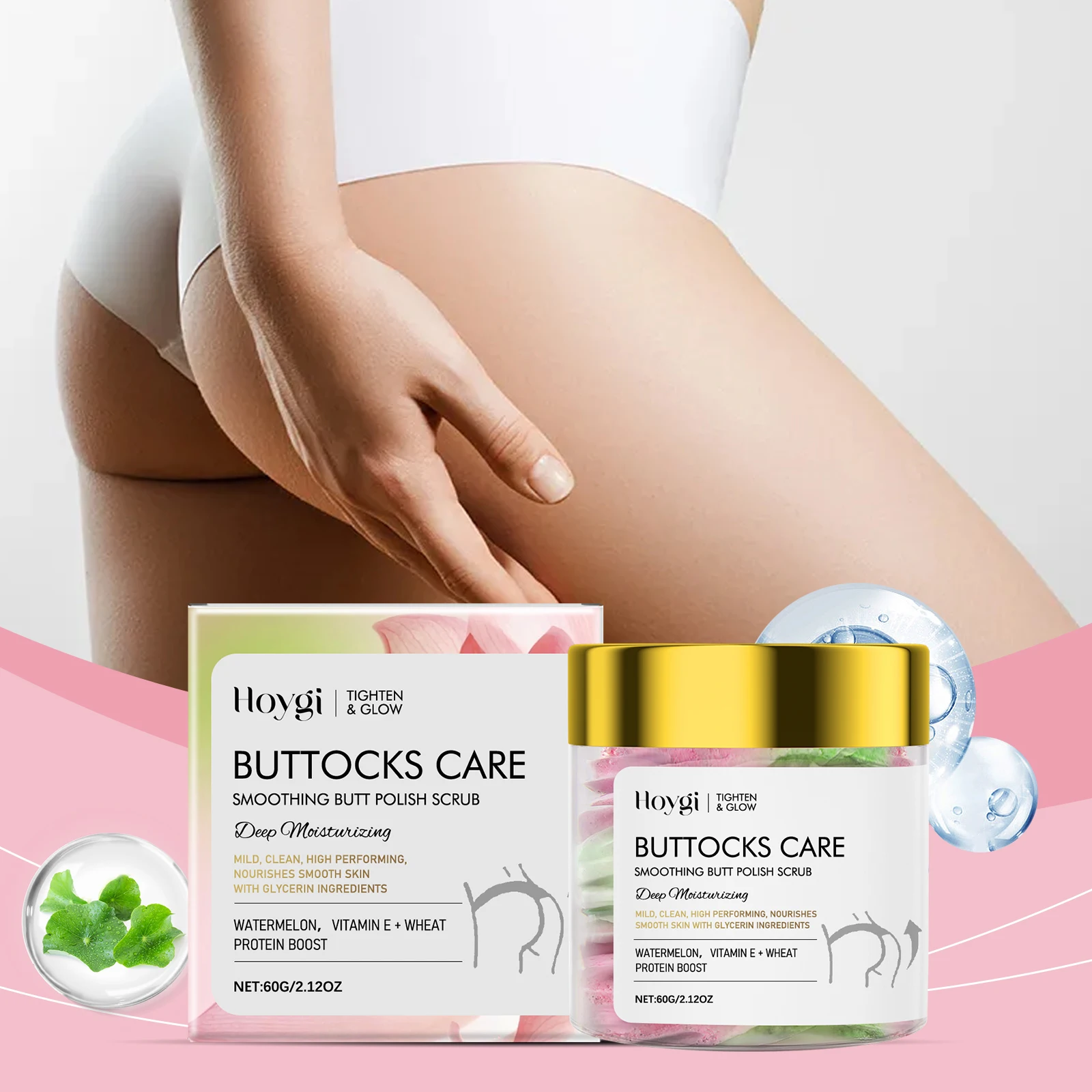 Smoothing Butt Scrub – Deep Cleansing, Firming & Hydrating Body Exfoliator