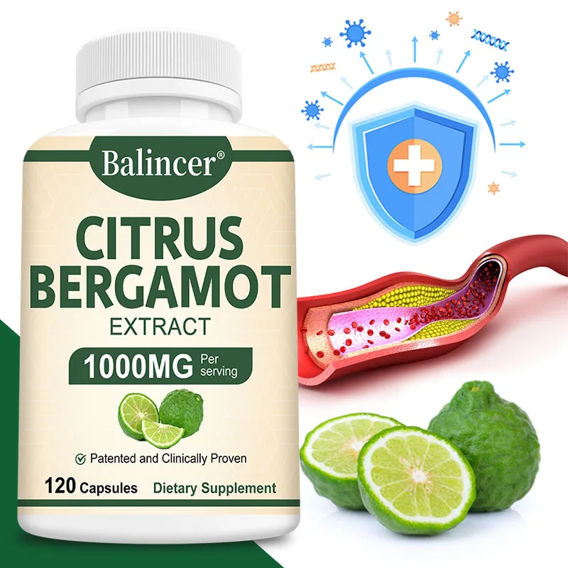 Citrus Bergamot 1000 mg – Antioxidant for Heart Health, Mood & Stress Relief
