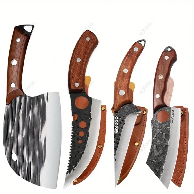 Professional Kitchen Chef Knife Set – 1 to 5 PCS Multipurpose Stainless Steel Utility & Boning Knives - Image 10