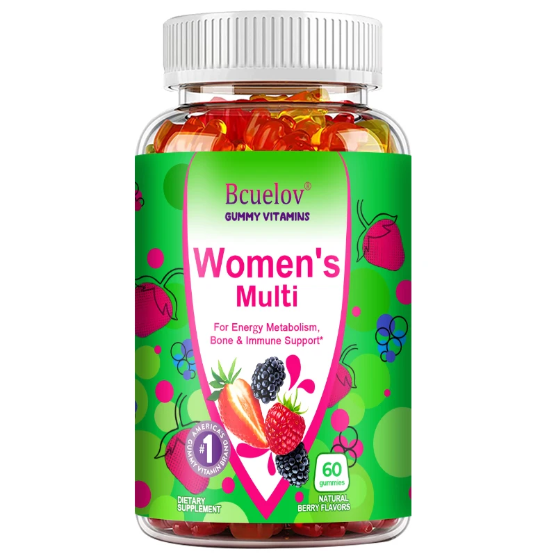 Women's Multivitamin Gummies – Energy, Skin & Hair Care, Bone & Immune Support
