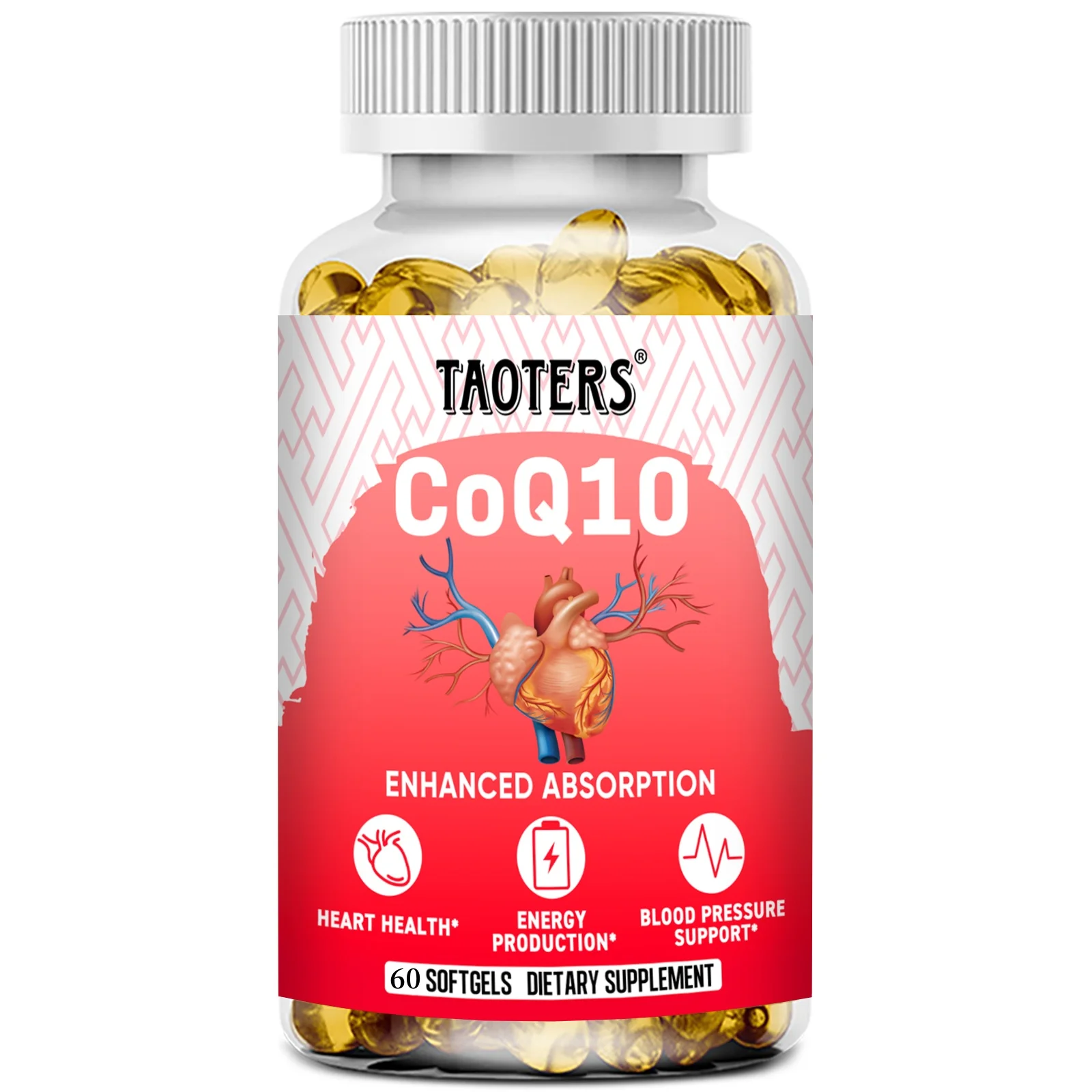 CoQ10 400mg - High Absorption Antioxidant Support, Vegan & Non-GMO Supplement