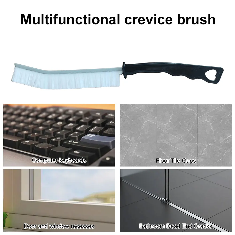 Long-Handle Crevice & Groove Cleaning Brush – Multi‑Use Tile, Shower, Window Tool - Image 6