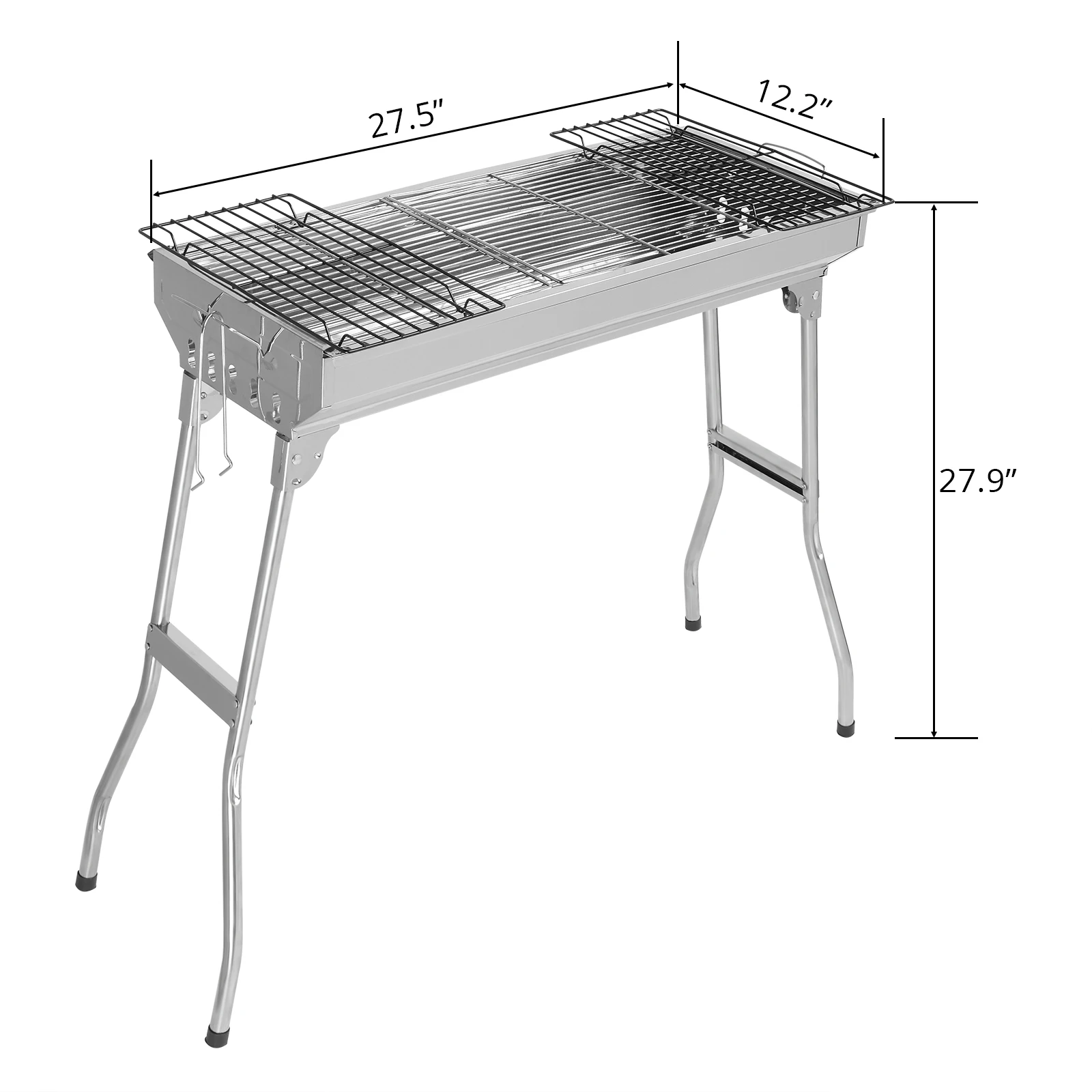 Portable Stainless Steel BBQ Grill - Outdoor & Korean BBQ, Standard Configuration - Image 6