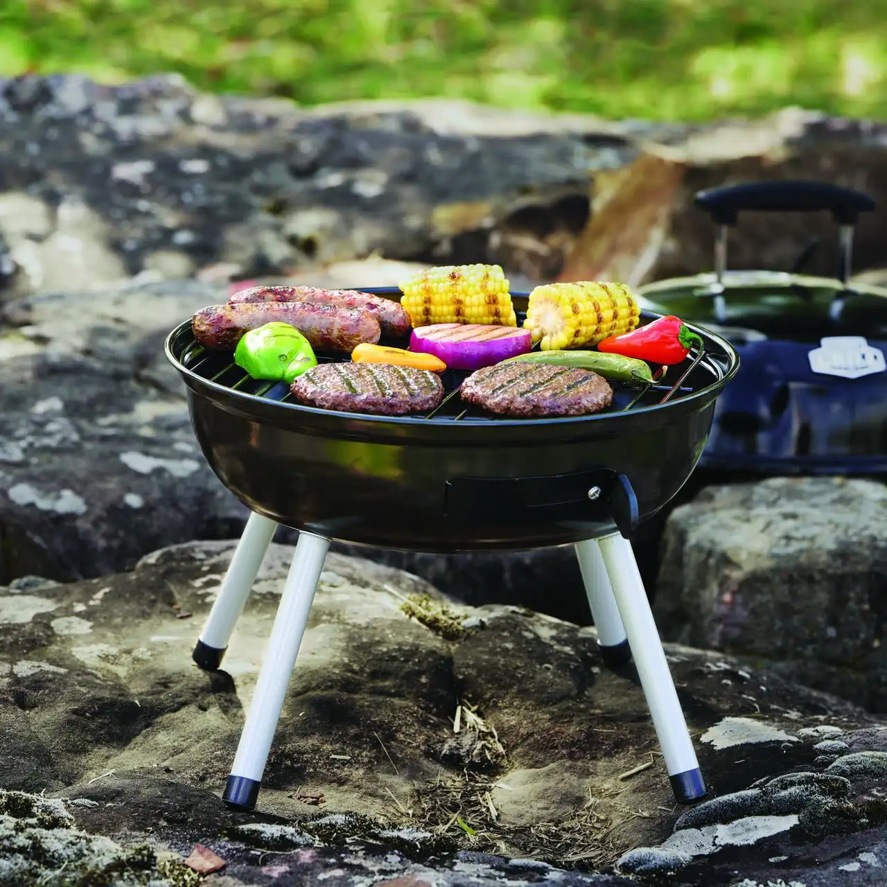 14.5'' Charcoal Tabletop Portable Grill, Compact & Black, Perfect for Outdoor Cooking - Image 5