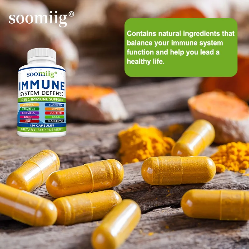10‑in‑1 Immune Support Supplement – Elderberry, Vit C, Zinc & Echinacea - Image 2