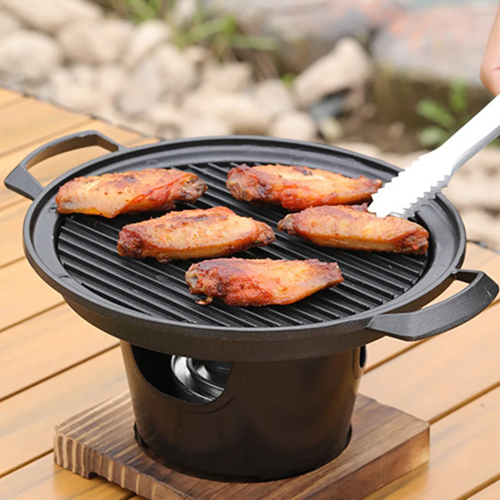 Portable Japanese Alcohol Stove – Smokeless Mini BBQ Grill for One - Image 6