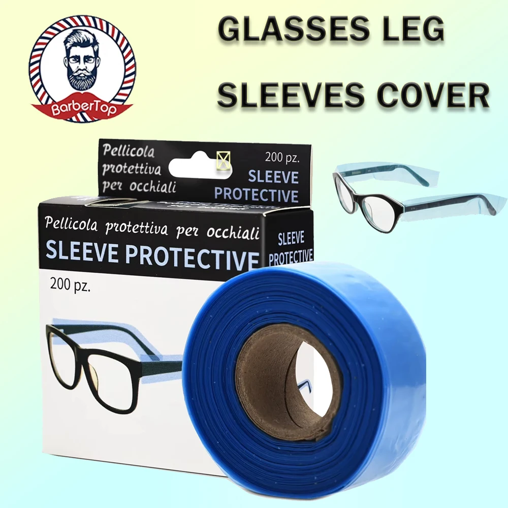 200pcs Disposable Eyeglass Protector Covers – Hair Dyeing & Styling Tool