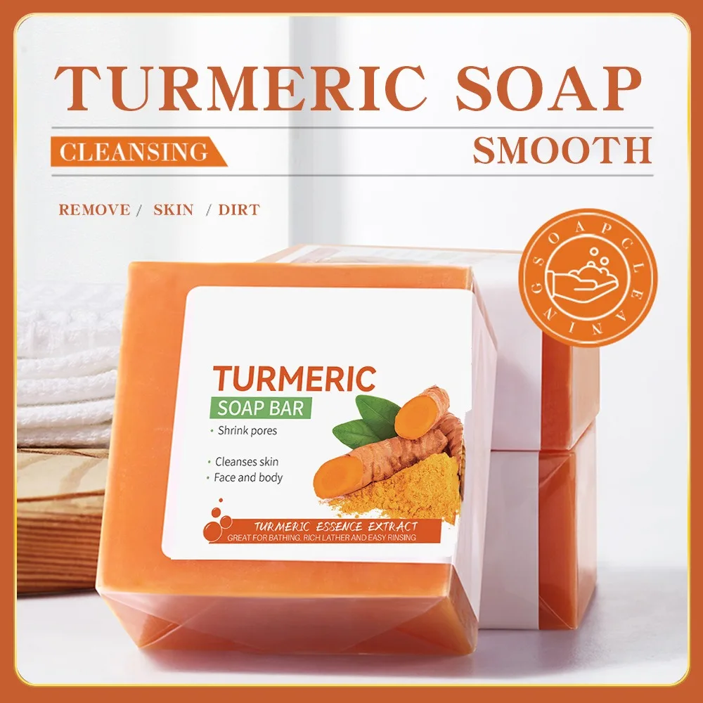 Handmade Turmeric Soap – Brightening & Deep Cleansing for Dark Spots & Underarms