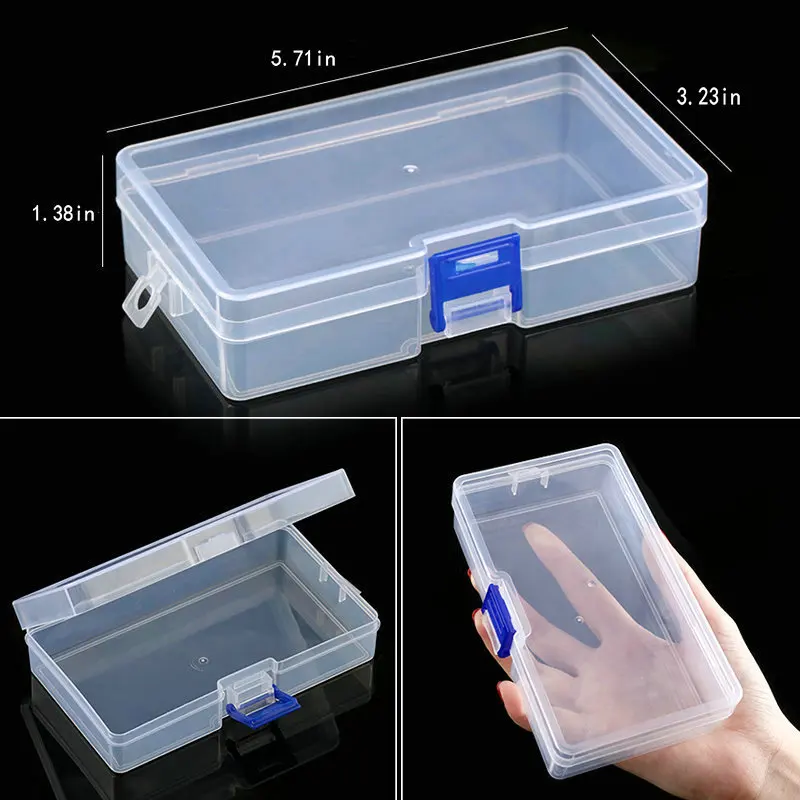 Jewelry Storage Box with Adjustable Compartments – Transparent Plastic Organizer for Beads & Small Parts - Image 10