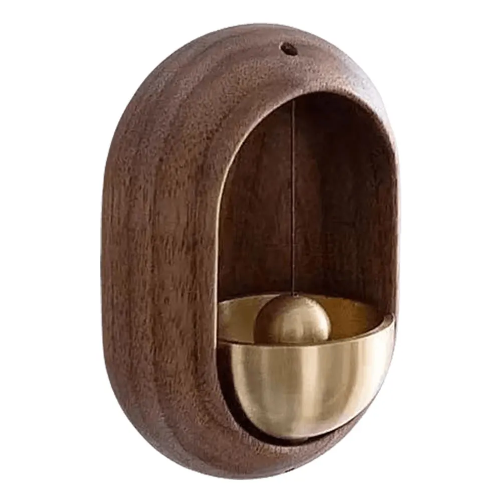 Magnetic Wood Doorbell Chime Hanging Decorative Loud Door Bell Wind Loud Door Bell for Refrigerator Doors Restaurant Home Decor - Image 3
