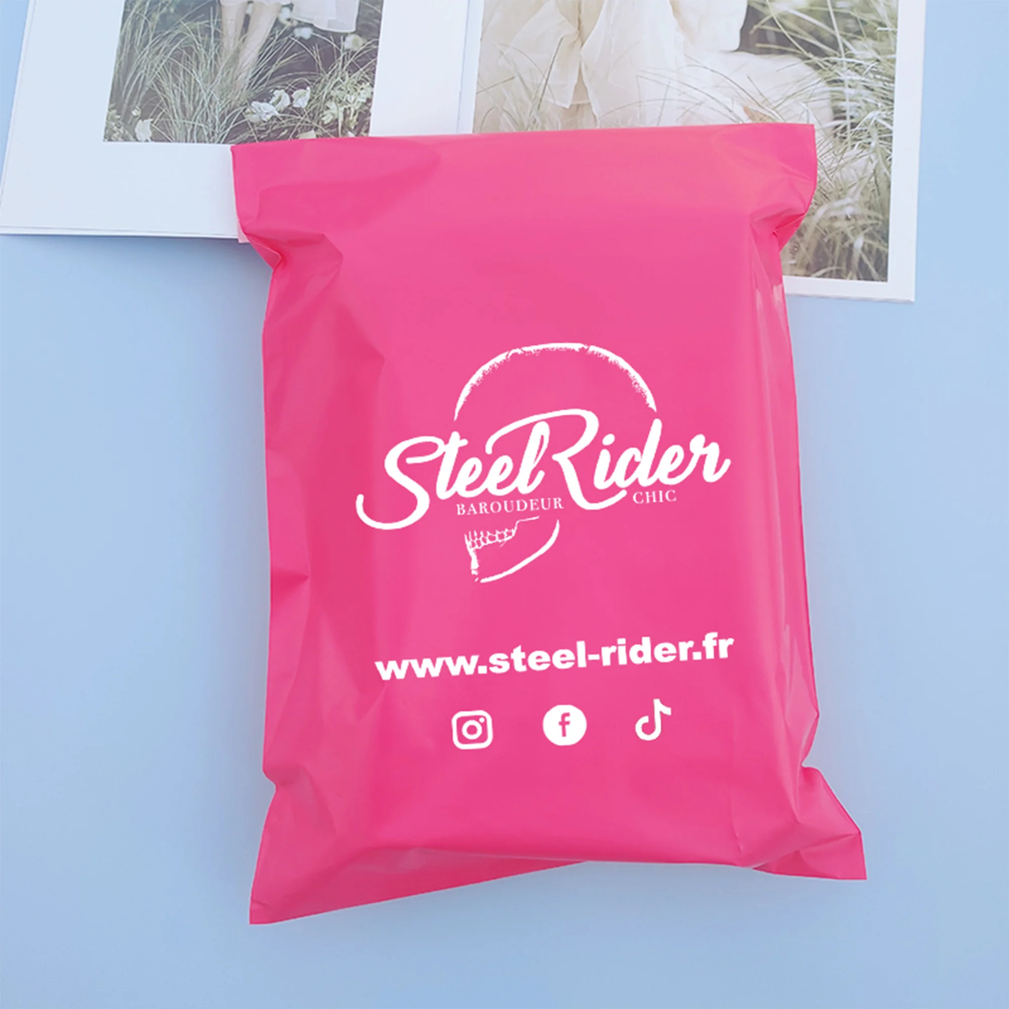 50pcs/Lot Plastic Mailer Envelope Bags Poly Shipping Mailing Colorful Packaging Parcel Storage Custom Logo Brand Mailer Envelope - Image 13