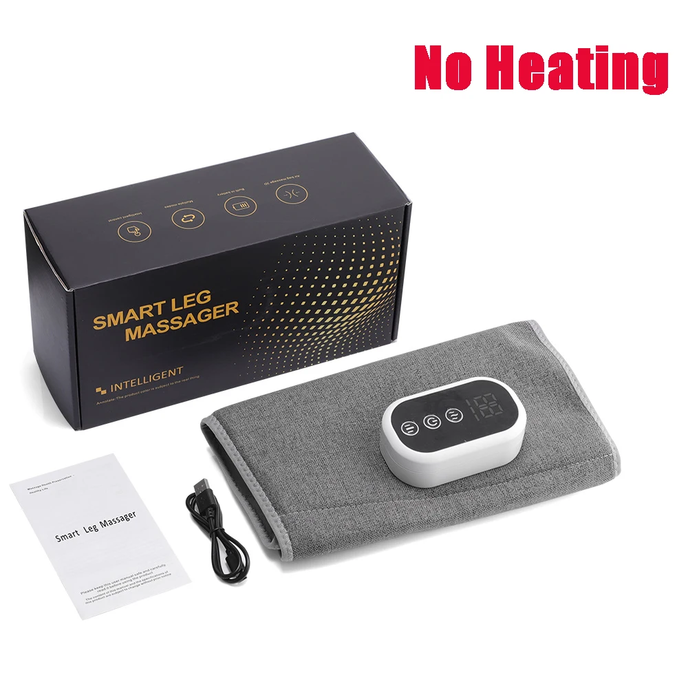 Portable Air Compression Leg Massager – 360° Full Coverage, Heat & Vibration - Image 9