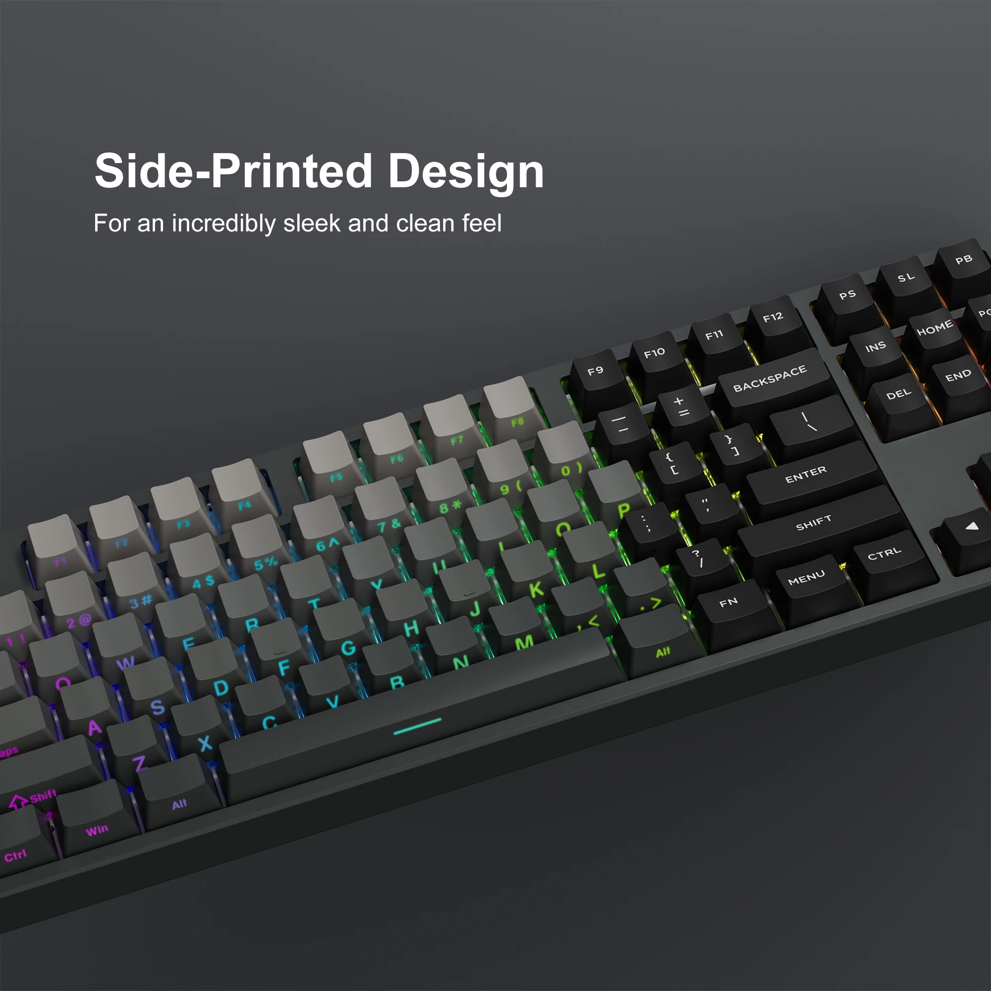 136 Key PBT Double Shot Backlit Keycaps for MX Mechanical Keyboard 61-108 Keys - Image 6