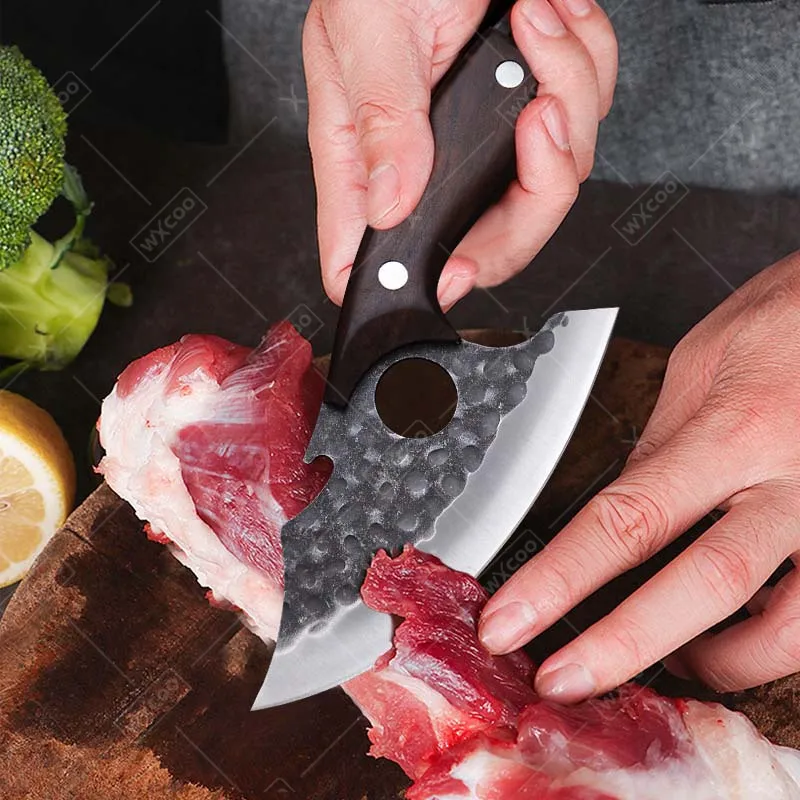 Hand‑Forged High‑Carbon Stainless Chef Knife Set – Multipurpose Cooking & Boning Tool - Image 6