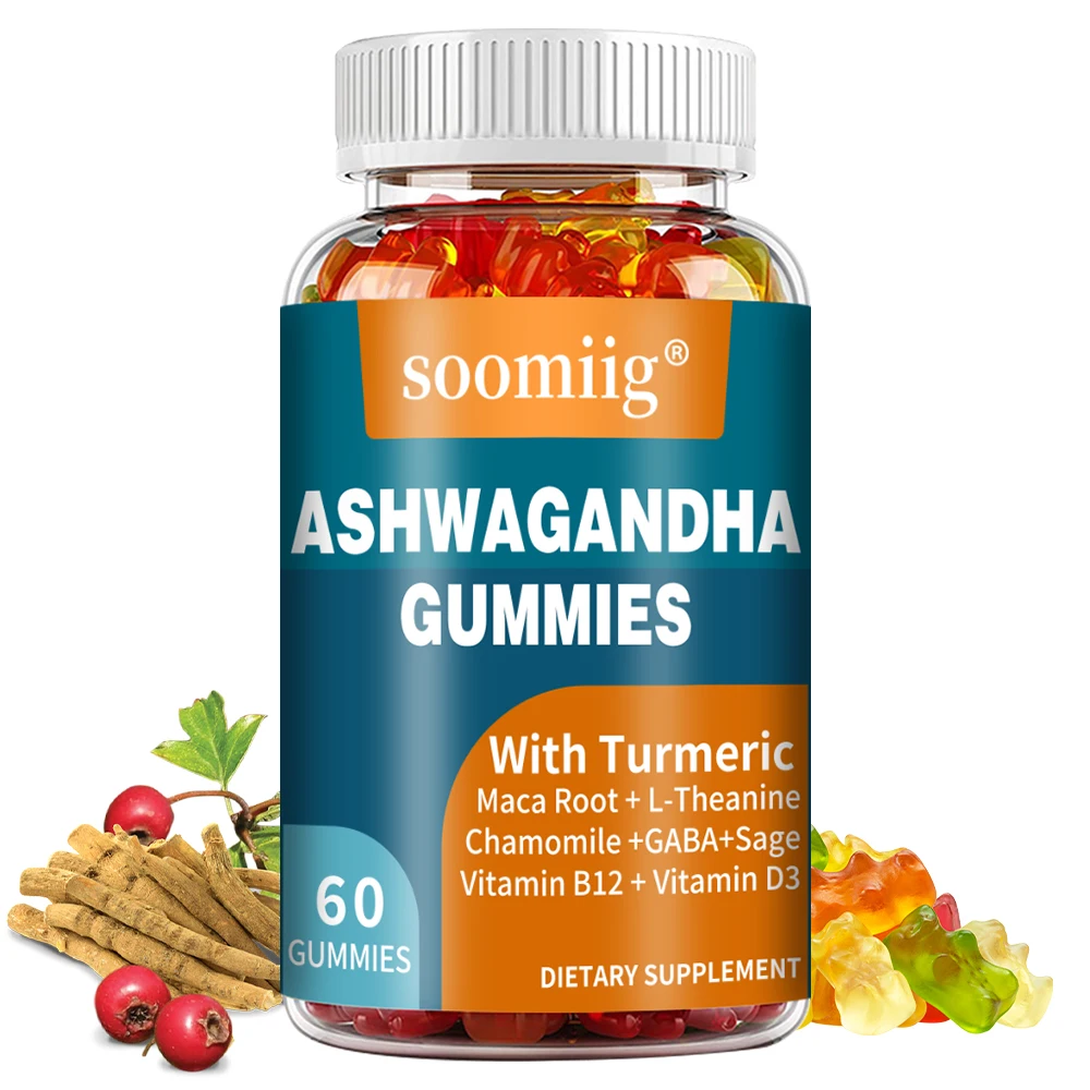 Ashwagandha & Turmeric Supplement – Mood, Energy & Calmness Support (60 Capsules)