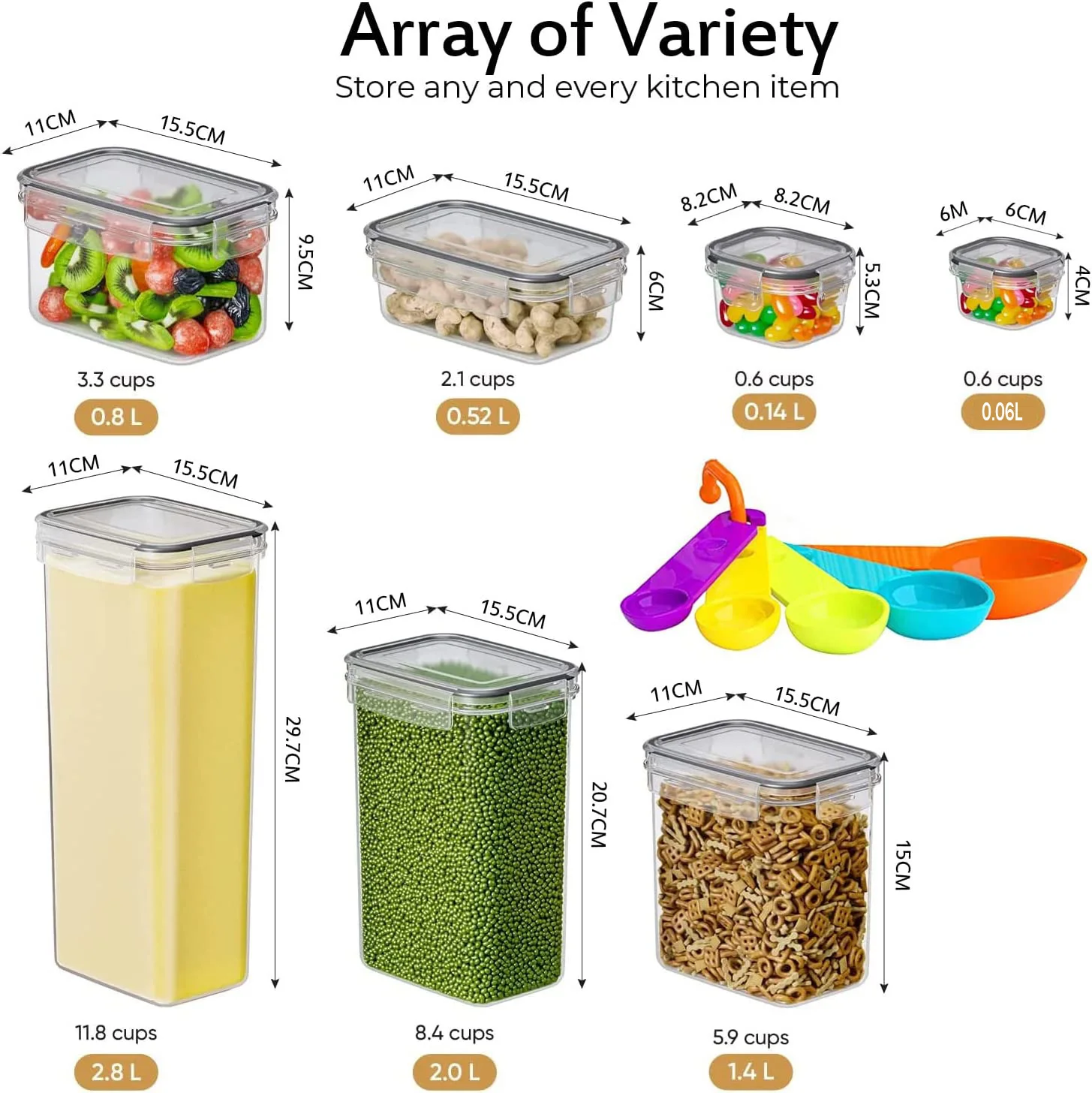 Fresh & Save Vacuum Fridge Box – Airtight, BPA-Free, Stackable - Image 3