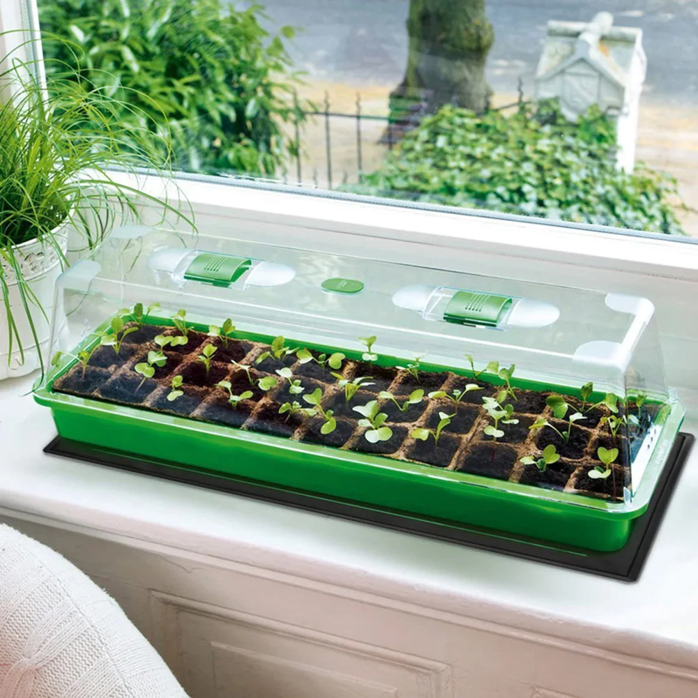 Waterproof Seedling Heat Mat with Digital Thermostat, 7W Plant Propagation & Germination Starter Pad