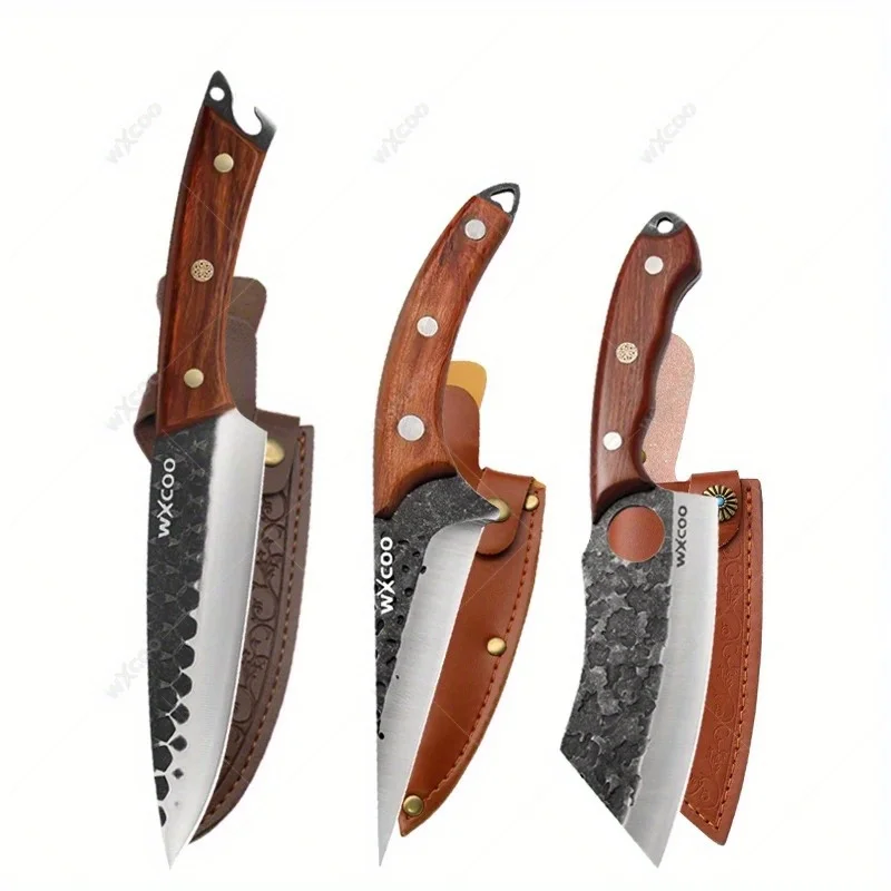 Professional Kitchen Chef Knife Set – 1 to 5 PCS Multipurpose Stainless Steel Utility & Boning Knives - Image 9