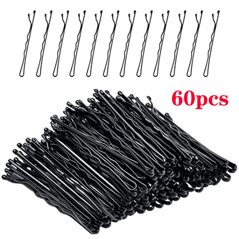 120-Piece Black Bobby Pin Set – Invisible Wave Curly Hair Clips for Women - Image 8