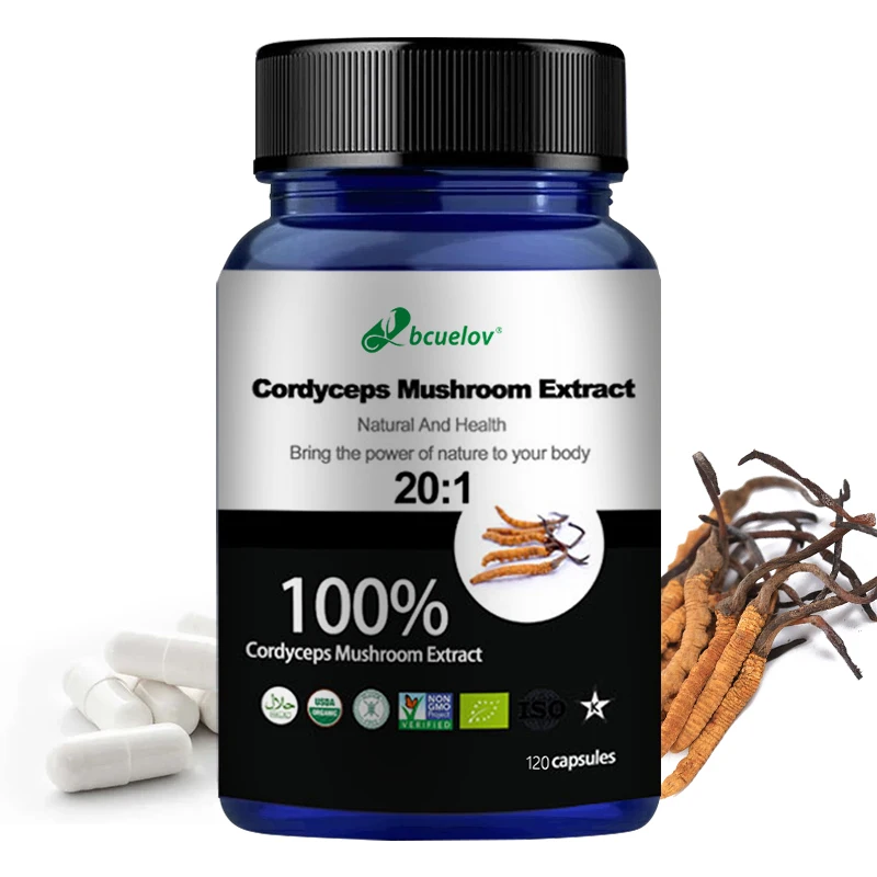 100% Pure Cordyceps Extract – Boost Energy, Stamina & Cognitive Health (120 Capsules) - Image 6