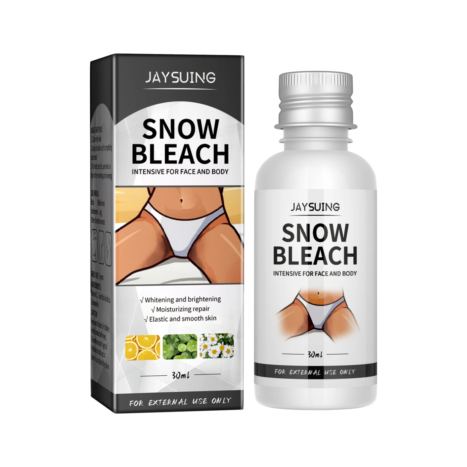 Body Snow Bleach Cream with Nicotinamide for Dark Spot & Melanin Removal - Image 7