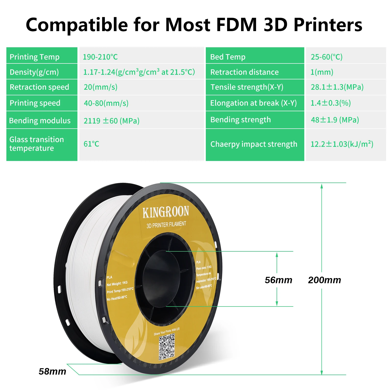 1kg PLA PETG TPU Filament 1.75mm For 3D Printer,95A TPU 2.2LBS 3D Printing Plastic Material Eco Friendly Tangle-Free Fast ship - Image 4