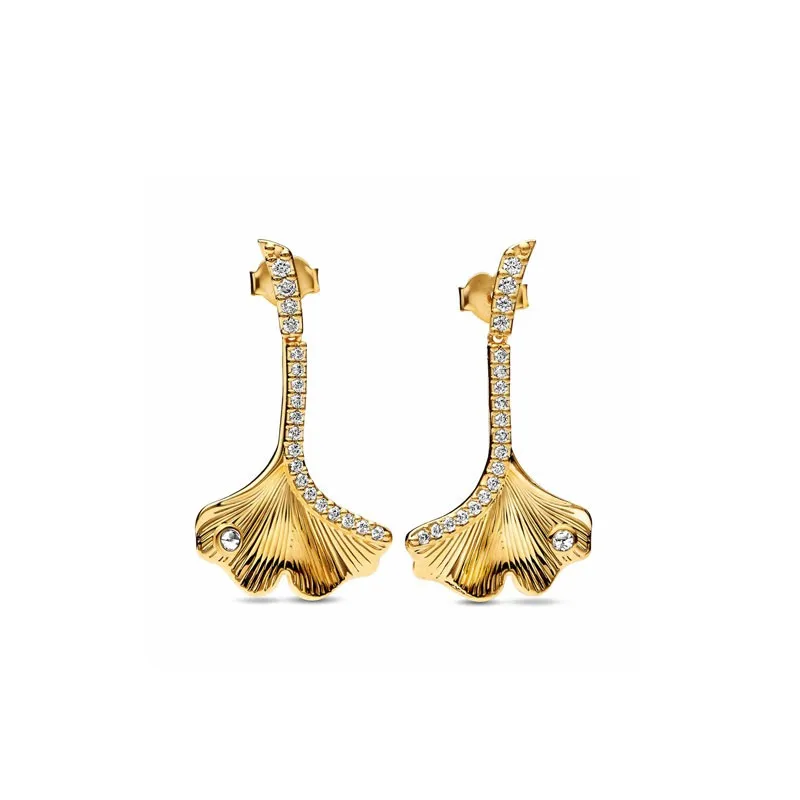 Double Hoop Sun & Moon Earrings – 925 Silver-Plated Butterfly Heart Studs - Image 9