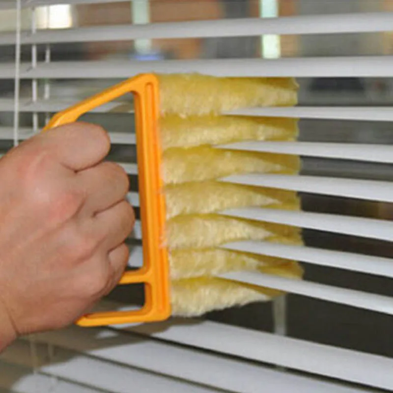 Vent Blinds Cleaner Cloth Brush - Microfiber Car AC Duster Tool Washable
