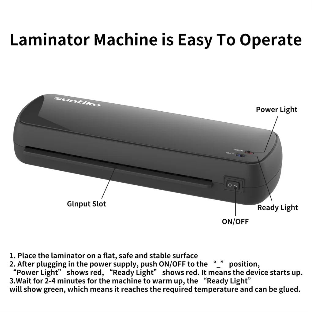 4-In-1Laminator Machine,It has Quick Warm-Up, Fast Laminating Documentation and Photos, Increases Their Long-Term Color Preserve - Image 5