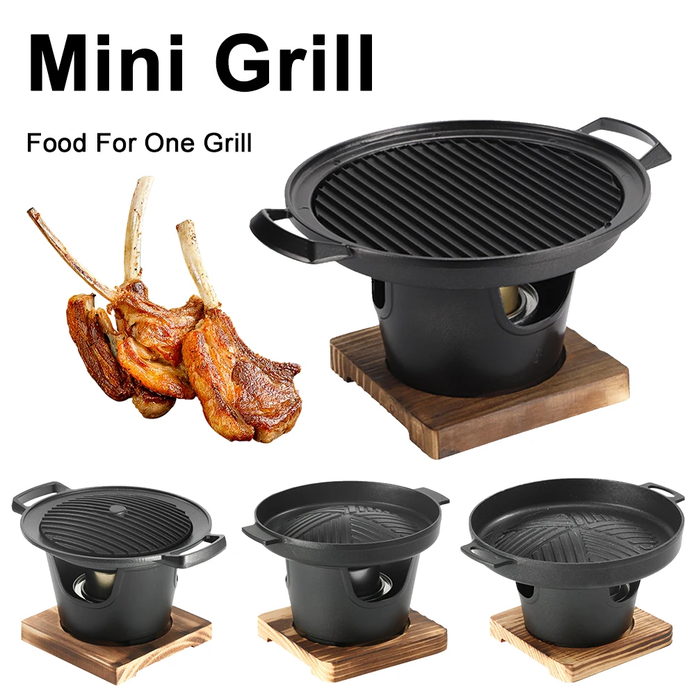 Portable Japanese Alcohol Stove – Smokeless Mini BBQ Grill for One - Image 3