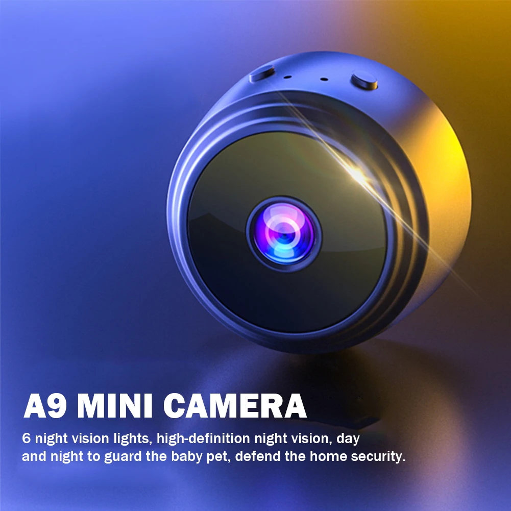 1080P A9 WiFi Mini Camera - Voice & Video Recorder, Smart Home Security - Image 5