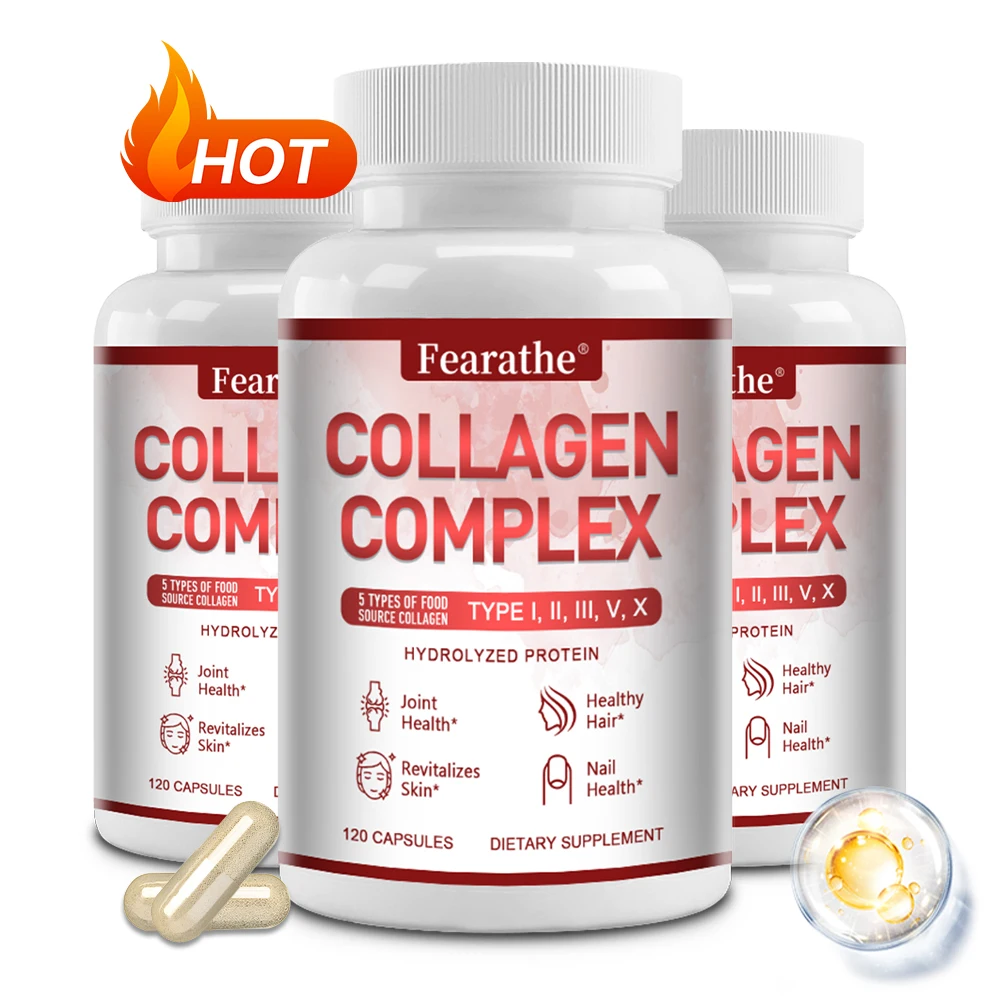 Premium Multi-Collagen Capsules - Anti-Aging, Hair, Skin, Nails & Joint Health