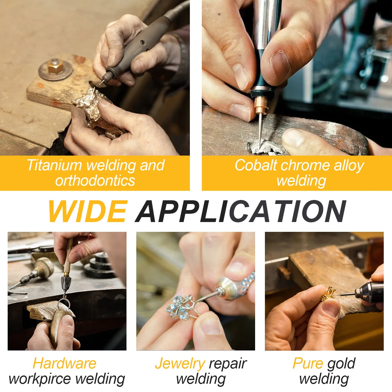 Tooltos 100W CNC Pulse Argon Arc TIG Jewelry Spot Welder 110/220V - Image 2