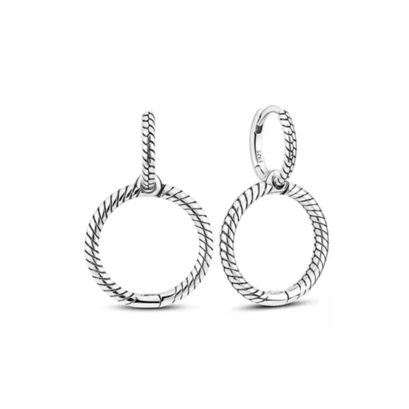 Double Hoop Sun & Moon Earrings – 925 Silver-Plated Butterfly Heart Studs - Image 5