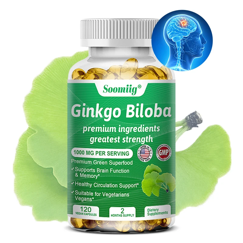 Private Label Ginkgo Biloba Supplements – Brain, Energy & Mood Support