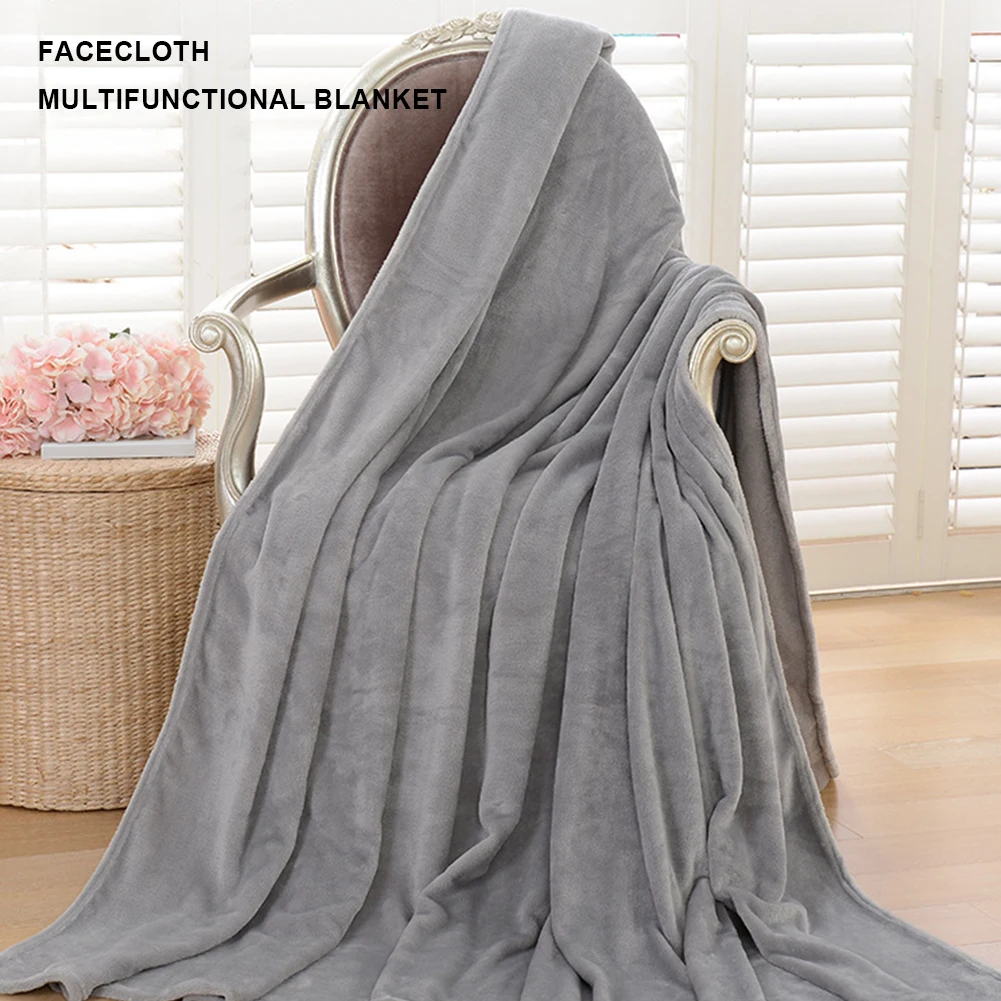 Flannel Fleece Blanket 1-10PCS - Soft Winter Cozy Thermal Plush Mat - Image 3