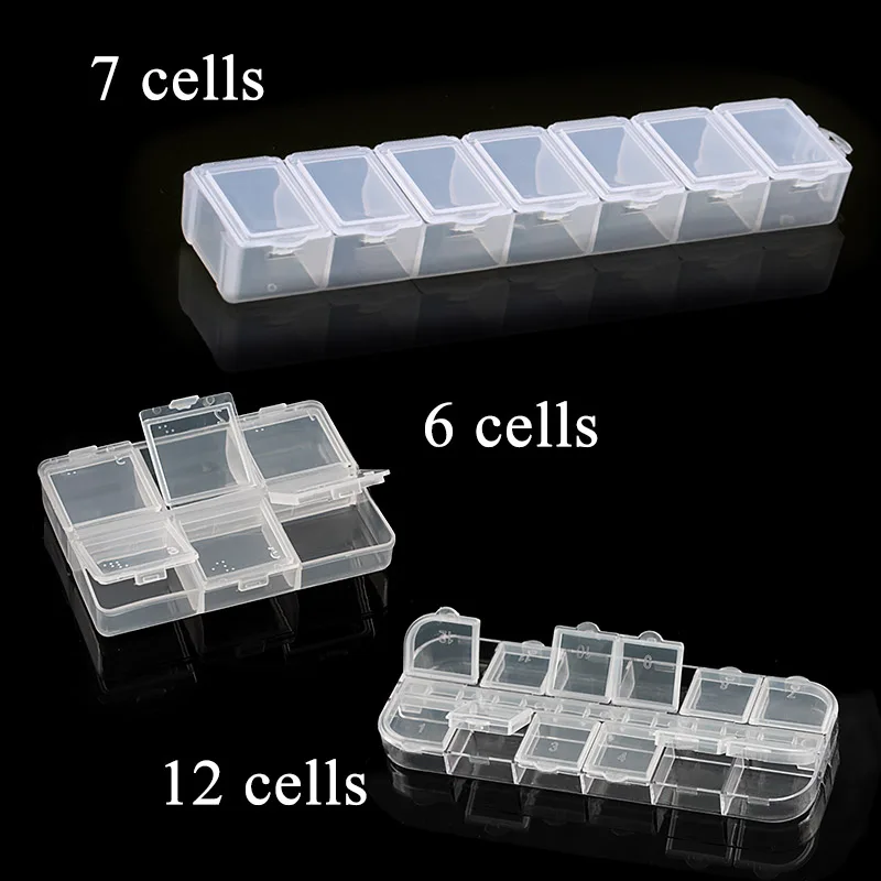 Jewelry Storage Box with Adjustable Compartments – Transparent Plastic Organizer for Beads & Small Parts - Image 4