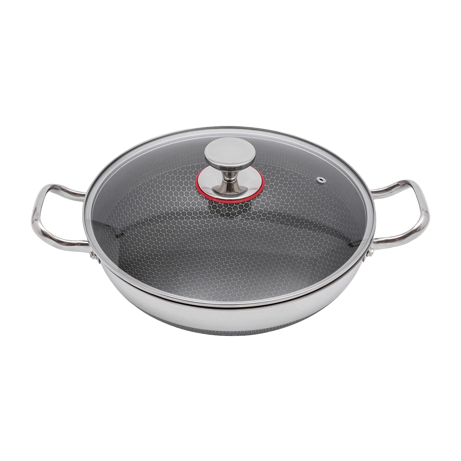 12.59" Stainless Steel Non-Stick Frying Pan – 1.8kg, Induction Compatible, Even Heat Distribution - Image 2
