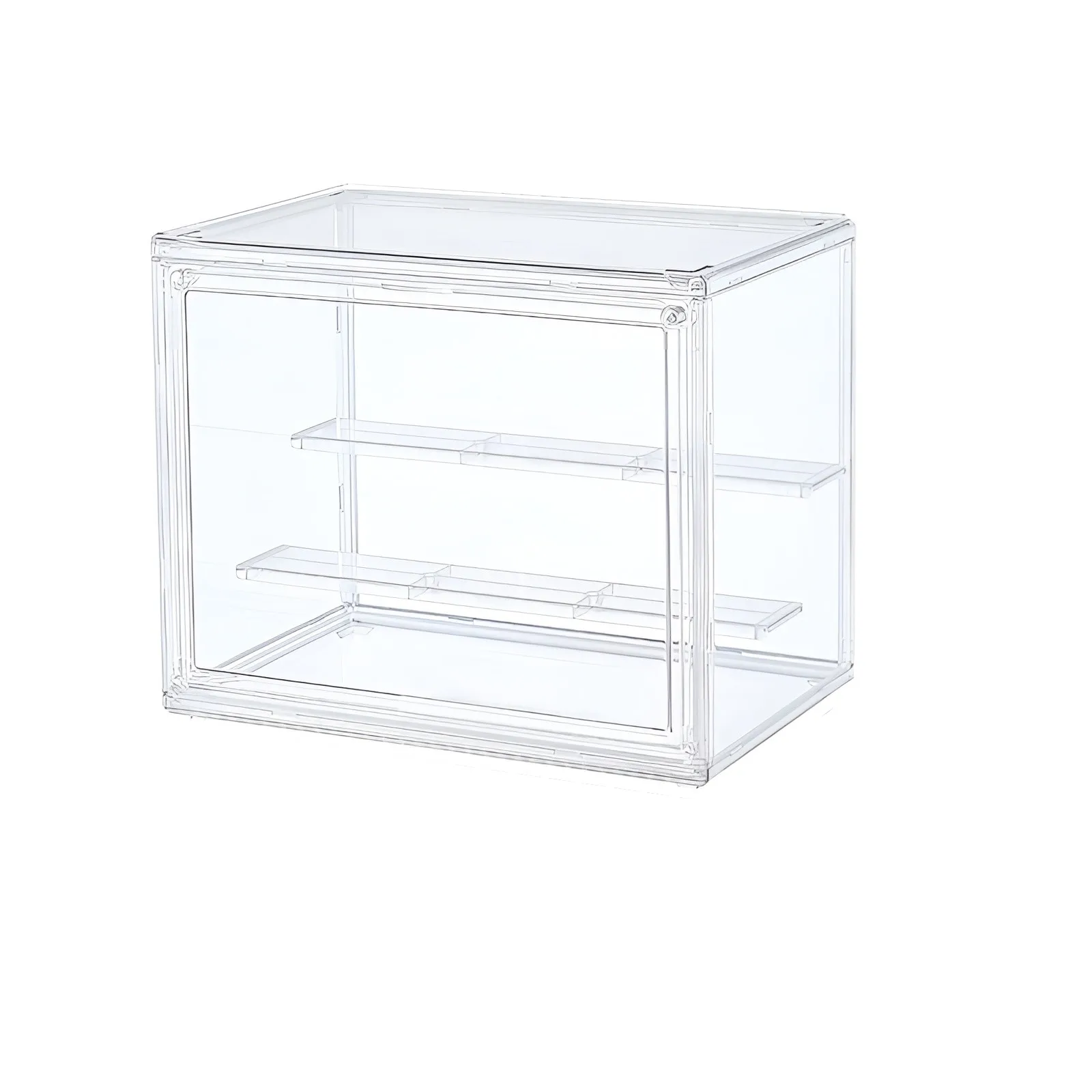 Stackable Clear Display Box – Dustproof Plastic Storage Bin with Interlayers - Image 8