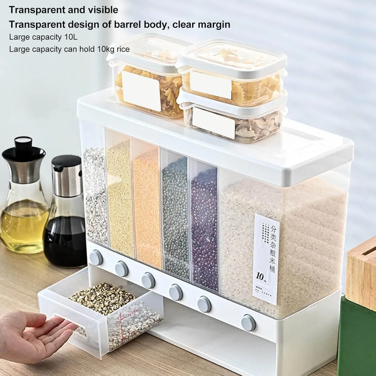 [![business.walmart.com/ip/...](https://images.openai.com/thumbnails/url/xyV_JHicu1mUUVJSUGylr5-al1xUWVCSmqJbkpRnoJdeXJJYkpmsl5yfq5-Zm5ieWmxfaAuUsXL0S7F0Tw4pMPR0LszwMfH39zbLtwjyy8lIdHJJK_XIDTPwyM33MUuOqKyISHIMydSNqPSwLMg0TXbJyCjRTQtVKwYAuIwpCg)](https://business.walmart.com/ip/10L-Cereal-Dispenser-W - Image 2