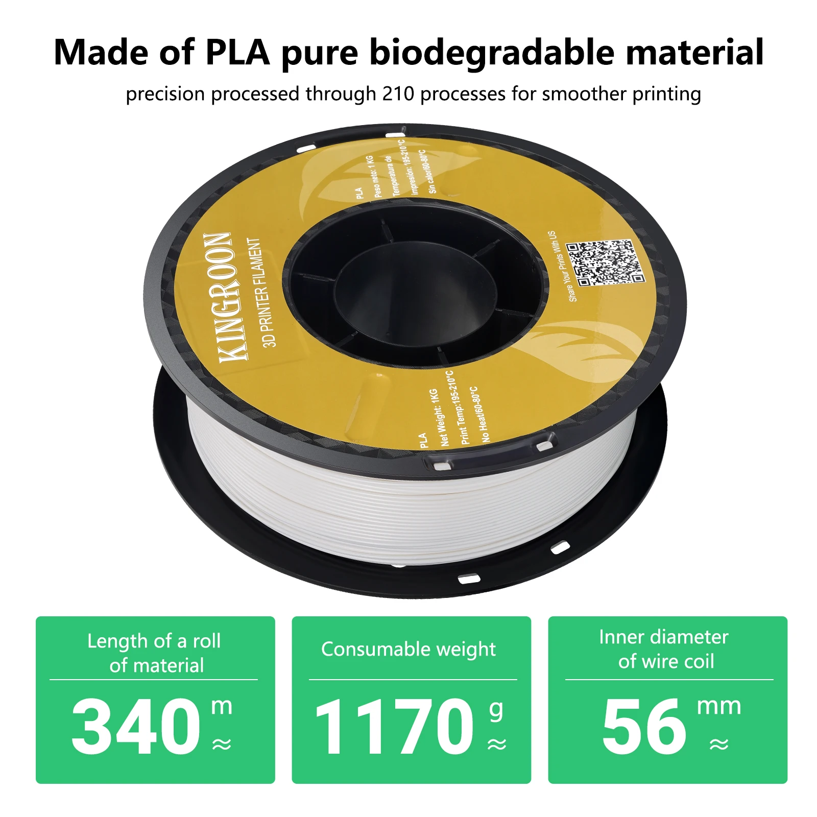 1kg PLA PETG TPU Filament 1.75mm For 3D Printer,95A TPU 2.2LBS 3D Printing Plastic Material Eco Friendly Tangle-Free Fast ship - Image 3