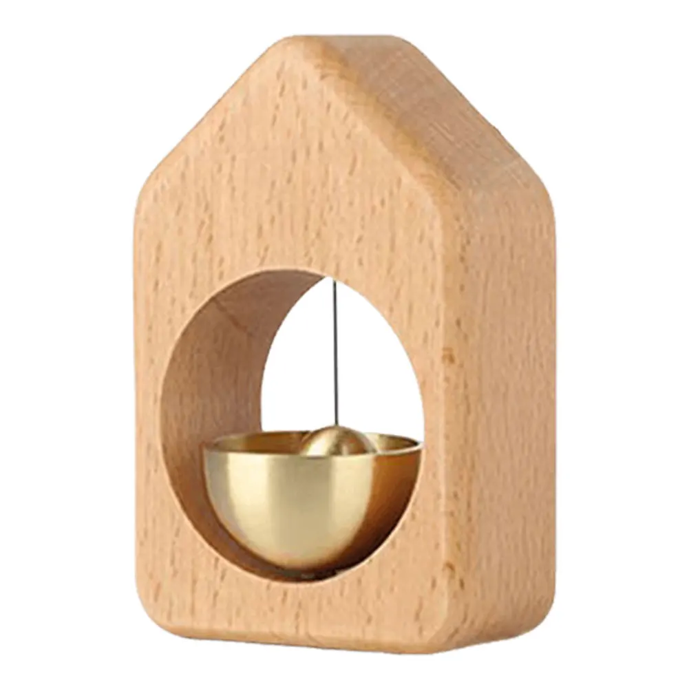 Magnetic Wood Doorbell Chime Hanging Decorative Loud Door Bell Wind Loud Door Bell for Refrigerator Doors Restaurant Home Decor - Image 4