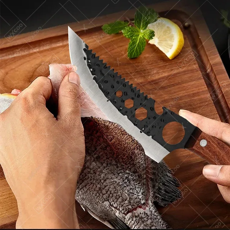 Professional Kitchen Chef Knife Set – 1 to 5 PCS Multipurpose Stainless Steel Utility & Boning Knives - Image 6